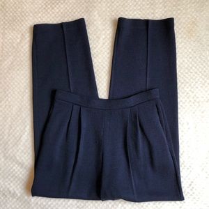 ST. JOHN Navy Blue Knit Pants